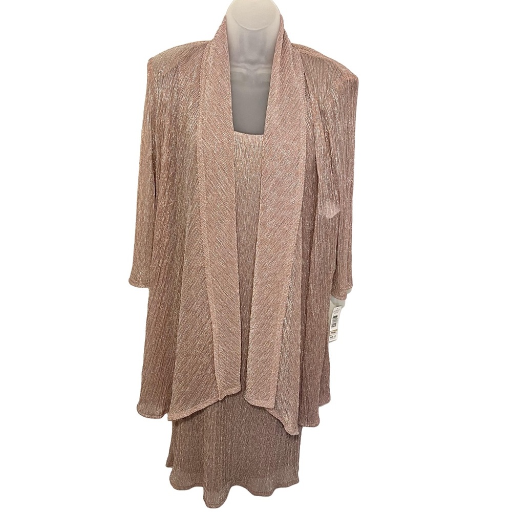 R & M Richards Rose Gold Dress Set